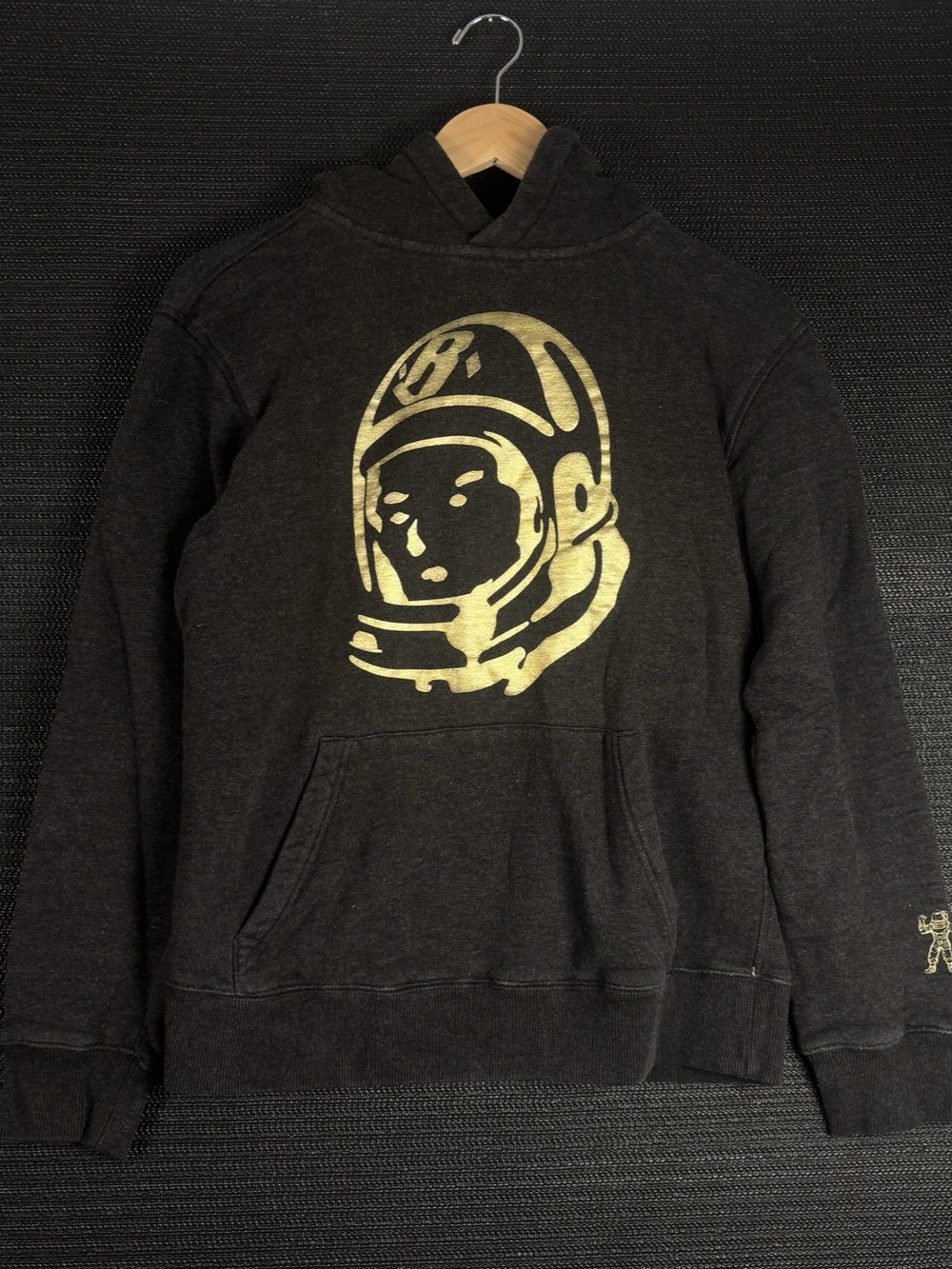 Billionaire Boys Club Metallic Gold Astronaut Helmet Hoodie Black Small